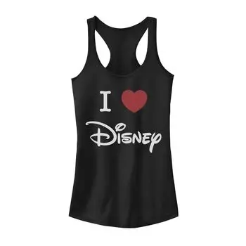 Майка с логотипом Disney I Love Disney для юниоров Licensed Character, черный