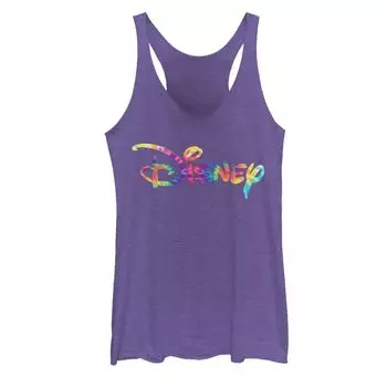 Майка с логотипом Disney Rainbow Tie Dye для юниоров Licensed Character