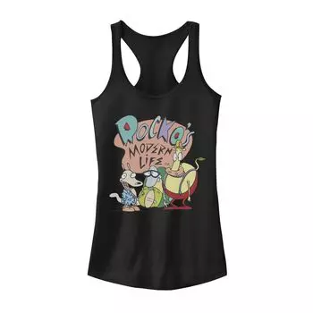 Майка с логотипом Juniors Rocko's Modern Life Trio Licensed Character