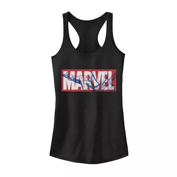 Майка с логотипом Marvel Classic для юниоров и графическим рисунком Человека-паука Licensed Character