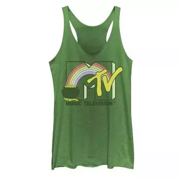 Майка с логотипом MTV Music Television, День Святого Патрика для юниоров Licensed Character