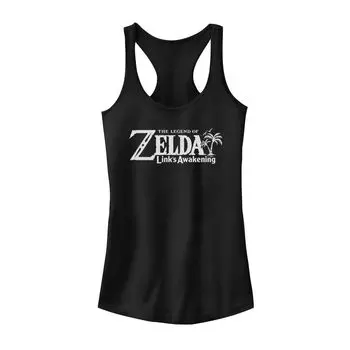Майка с логотипом Nintendo Legend Of Zelda Link's Awakening для юниоров Licensed Character, черный