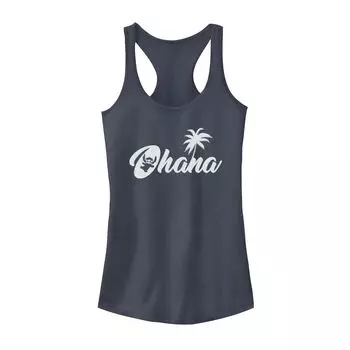 Майка с логотипом пальмы Disney Lilo & Stitch Ohana для юниоров Licensed Character
