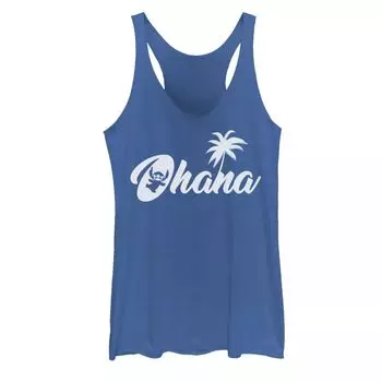 Майка с логотипом пальмы Disney Lilo & Stitch Ohana для юниоров Licensed Character