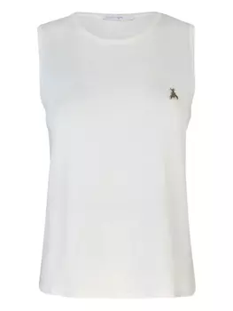 Майка с логотипом Patrizia Pepe, белый