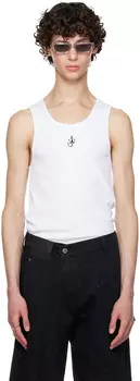 Майка с логотипом якоря JW Anderson, белый