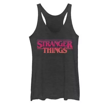 Майка с логотипом Stranger Things для юниоров и графическим рисунком на спине Racerback Licensed Character