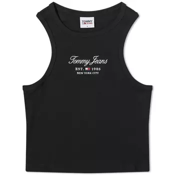 Майка с логотипом Tommy Jeans, черный