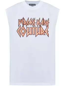 Майка с логотипом Versace Jeans Couture, белый