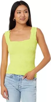 Майка с любовными письмами Free People, цвет Bright Green