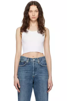 Майка с маком Agolde, белый