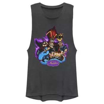 Майка с мускулами Disney Aladdin Jafar Genie Jasmine Art для юниоров Licensed Character
