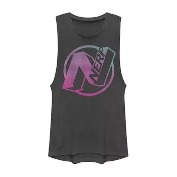 Майка с мускулами и логотипом в стиле комиксов Nerf N Gradient для юниоров Licensed Character, цвет Charcoal