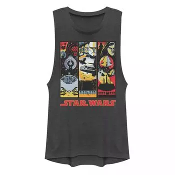 Майка с мускулами и вставками в стиле ретро для юниоров Star Wars Maul Trooper Anakin Licensed Character