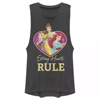 Майка с мускулами Strong Hearts Rule для юниоров Disney Princess Trio Licensed Character