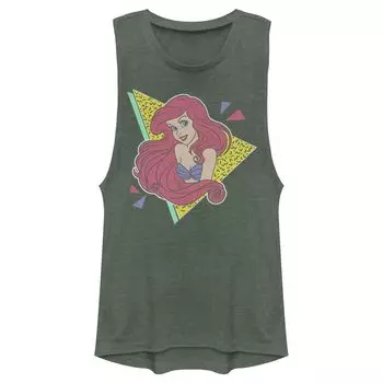 Майка с мускулами в стиле ретро 80-х годов для юниоров Disney Little Mermaid Ariel Licensed Character