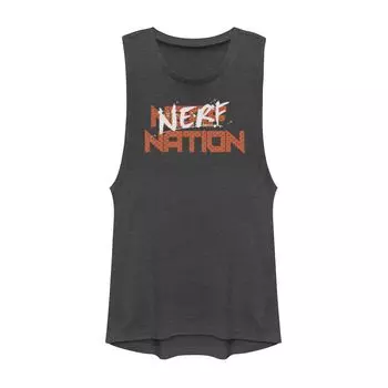 Майка с мускулистой расцветкой и брызгами краски для юниоров "Nerf Nation" Licensed Character