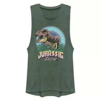 Майка с мышцами для юниоров Jurassic Park T-Rex с круговым логотипом Licensed Character