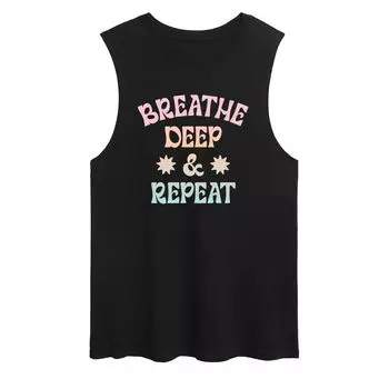 Майка с мышцами с глубокими повторами Breathe Deep для юниоров Licensed Character