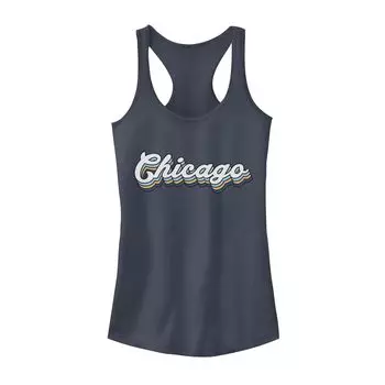 Майка с накладным текстом "Chicago" для юниоров