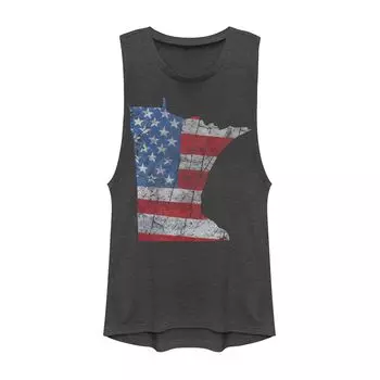 Майка с наполнителем из мускулистой ткани с американским флагом Fifth Sun Minnesota для юниоров Fifth Sun