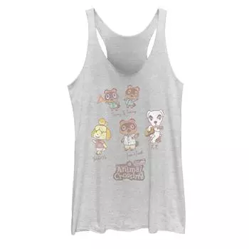 Майка с названиями групповых снимков Animal Crossing New Horizons для юниоров Licensed Character