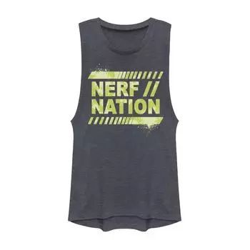 Майка с неоновыми брызгами для юниоров Nerf Nation Licensed Character