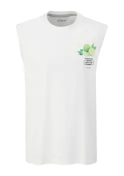 Майка s.Oliver Shirt, белый