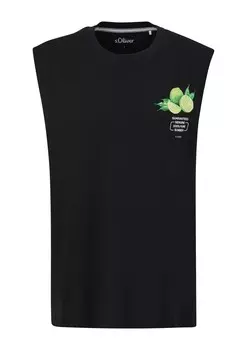 Майка s.Oliver Shirt, черный
