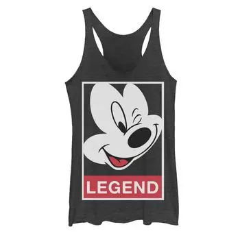 Майка с подмигивающим портретом Disney Mickey Mouse Legend для юниоров Licensed Character