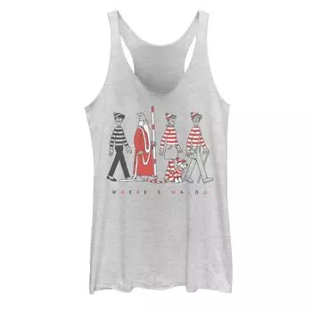 Майка с полосками и полосками для юниоров Where's Waldo Group Licensed Character
