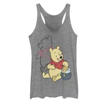 Майка с портретным рисунком Disney Winnie The Pooh для юниоров Licensed Character