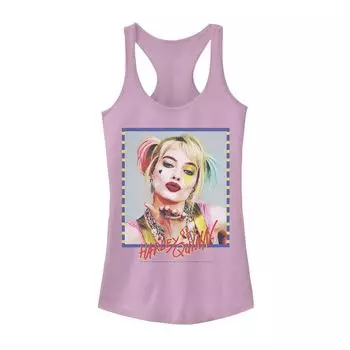 Майка с портретом Harley Quinn: Birds of Prey для юниоров Licensed Character