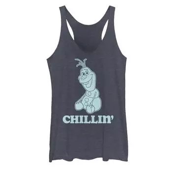 Майка с портретом Олафа Чиллина для юниоров Disney Frozen Olaf Chillin' Licensed Character