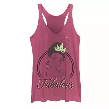 Майка с портретом принцессы Диснея для юниоров Fabulous Tiana Line Art Licensed Character