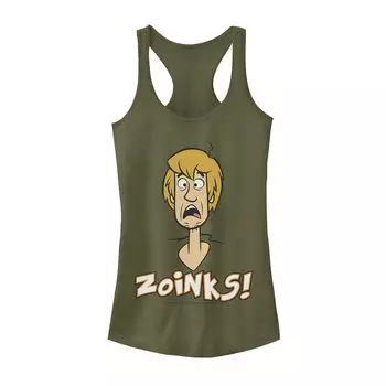 Майка с портретом Scooby-Doo Shaggy Scared Zoinks для юниоров Licensed Character