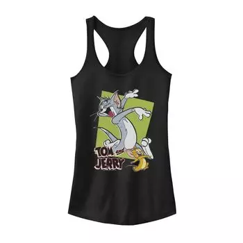 Майка с портретом в стиле ретро Tom And Jerry для юниоров Licensed Character