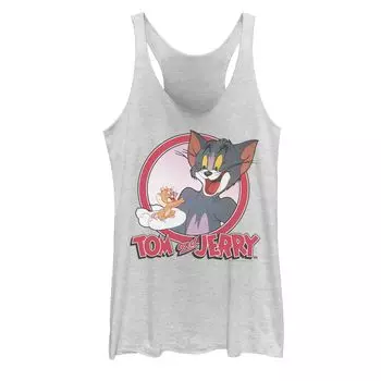 Майка с портретом в стиле ретро Tom And Jerry для юниоров Licensed Character