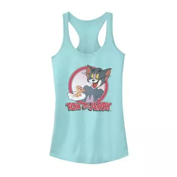 Майка с портретом в стиле ретро Tom And Jerry для юниоров Licensed Character