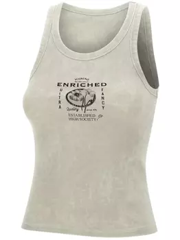 Майка с принтом логотипа Iceberg, нейтральный