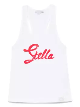 Майка с принтом «Стелла» Stella McCartney, белый