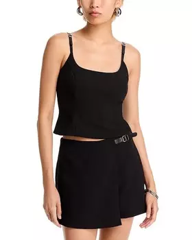 Майка с пряжкой AQUA, черный