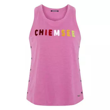 Майка с разноцветным логотипом CHIEMSEE, цвет rosa