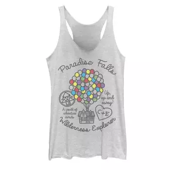 Майка с разноцветными воздушными шарами Disney/Pixar's Up Juniors Paradise Falls Licensed Character