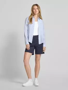 Майка с ребристым круглым вырезом Gant, белый