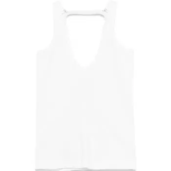 Майка с ремешком MM6 Maison Margiela, белый