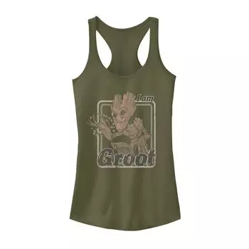 Майка с ретро-графикой Marvel Guardians Of The Galaxy Groot для юниоров Licensed Character