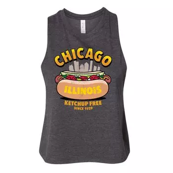 Майка с рисунком Chicago Racerback для юниоров Licensed Character, серый