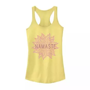 Майка с рисунком для тренировок Namaste Sun Yoga для юниоров и релаксации