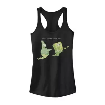 Майка с рисунком «Губка Боб Квадратные Штаны» от Nickelodeon для юниоров Патрик Стар «Я никогда не буду призраком тебя» Nickelodeon